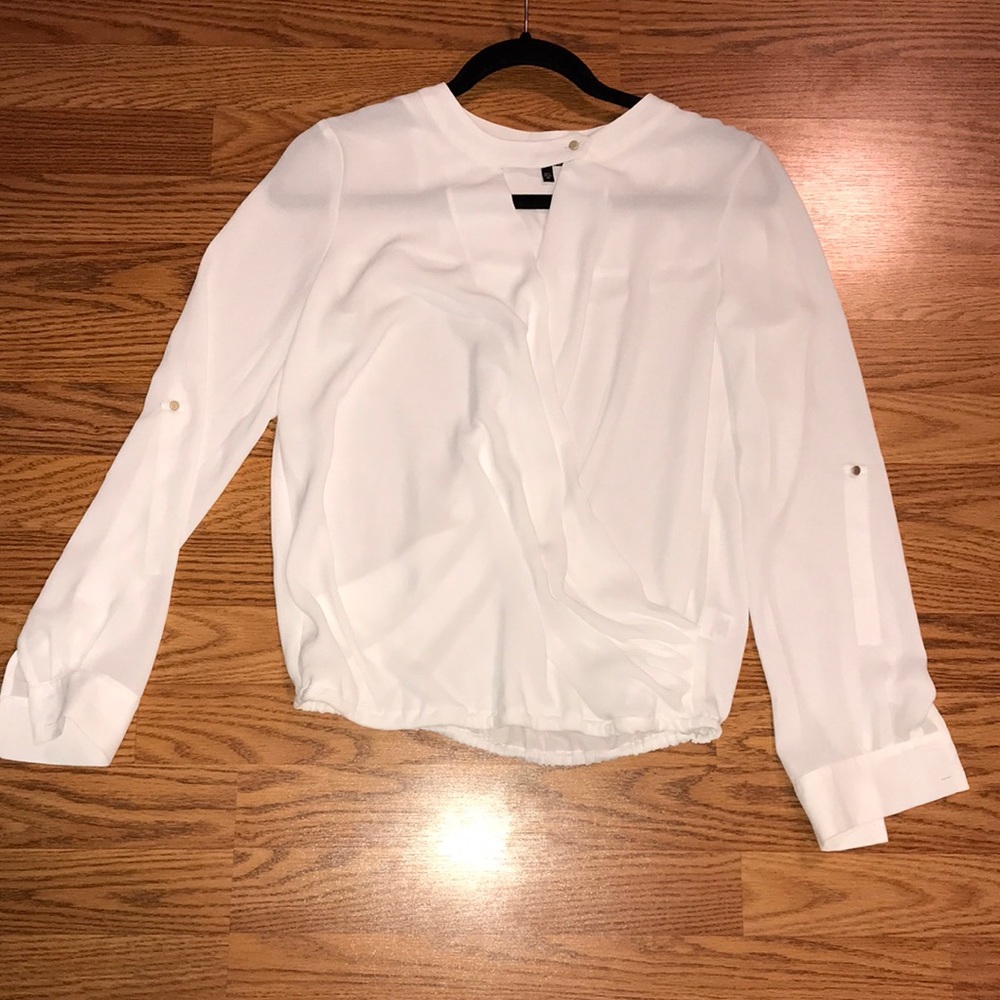 RO&DE from NORDSTROM RACK white blouse - Picture 2 of 3
